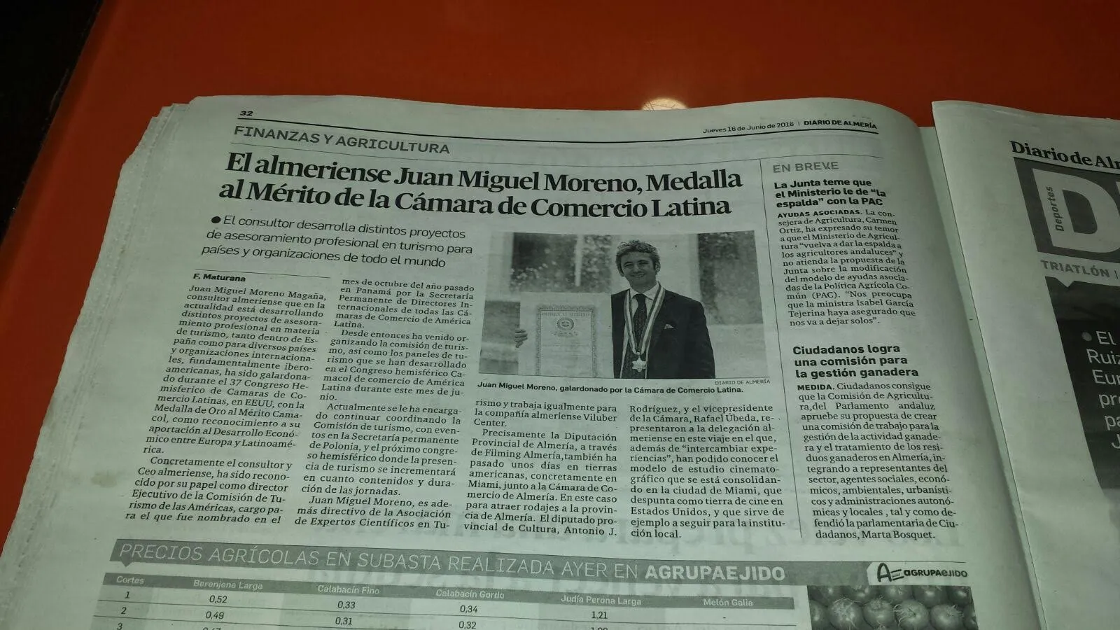 Publicación en Diario de Almería