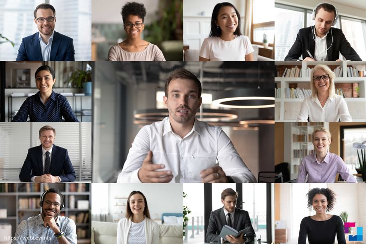 Evento virtual internacional con participantes del sector turístico en formato profesional