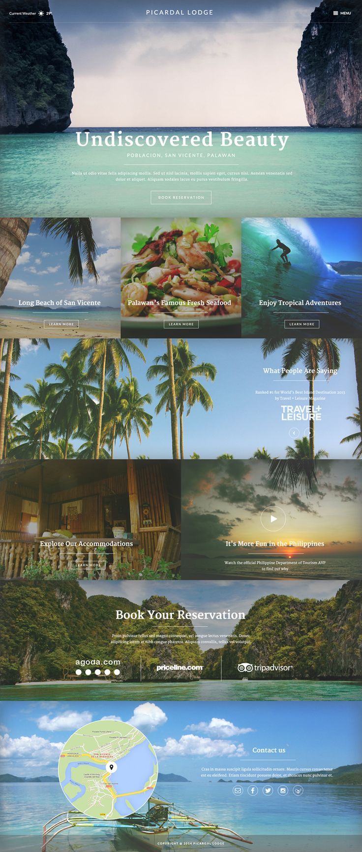 Usuario navegando la web turística visitcentroamerica.com con contenido actualizado