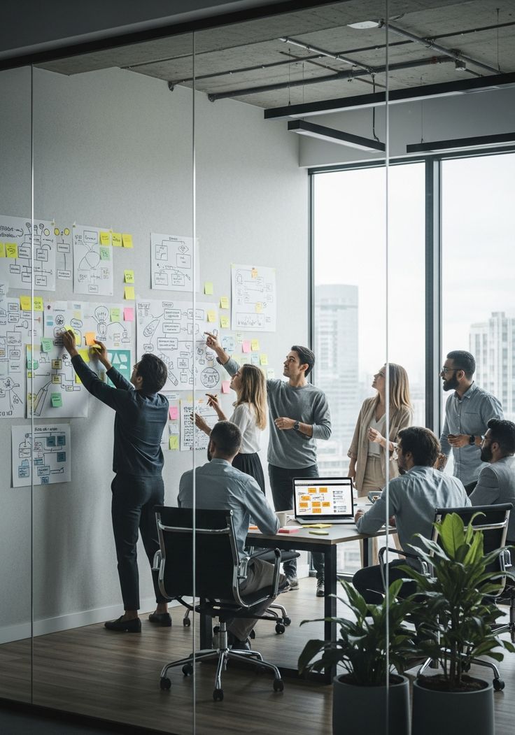 Equipo de marketing digital analizando métricas y estrategia de posicionamiento